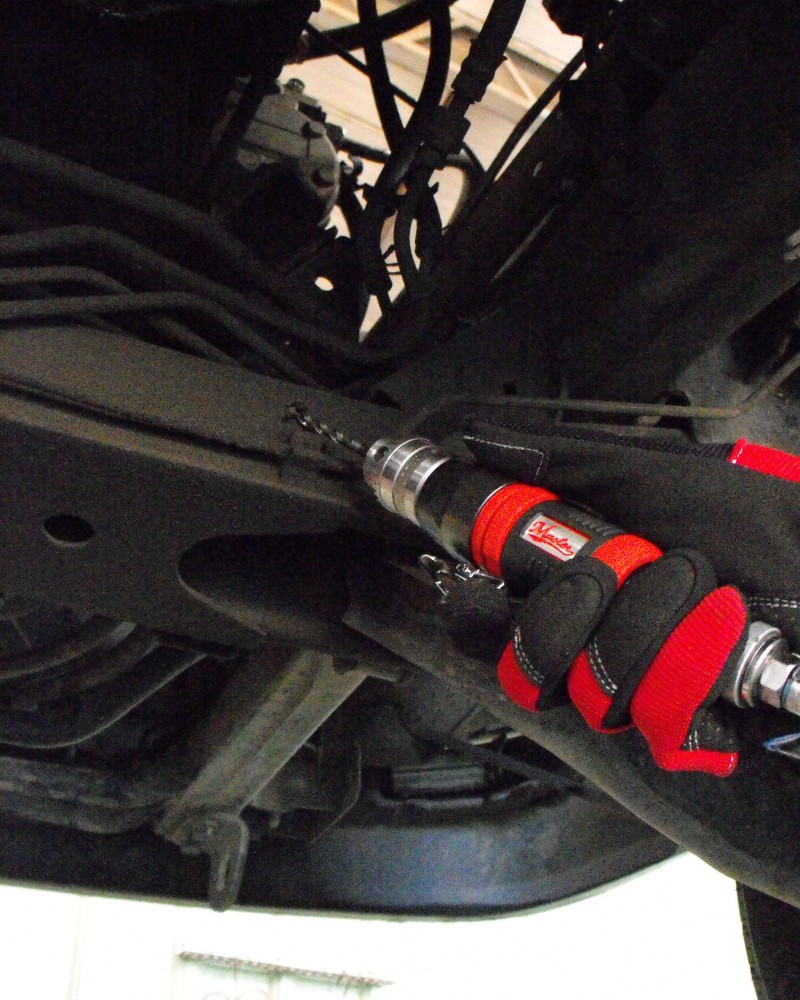 Palm Mini 1/4"  Straight Air Drill, 6000 Rpm