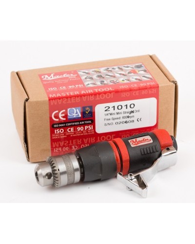 Palm Mini 1/4"  Straight Air Drill, 6000 Rpm