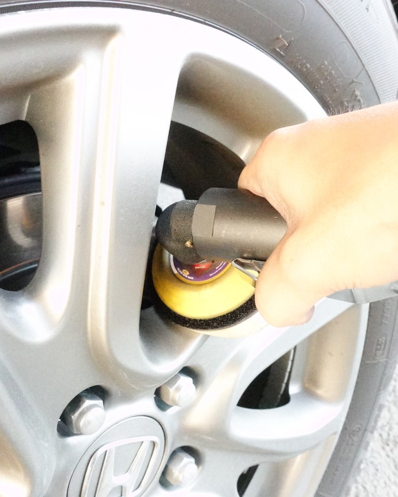 3"  Right Angle Gear Polisher And Buffer Set - Planetary Gear Set - 3000 Rpm