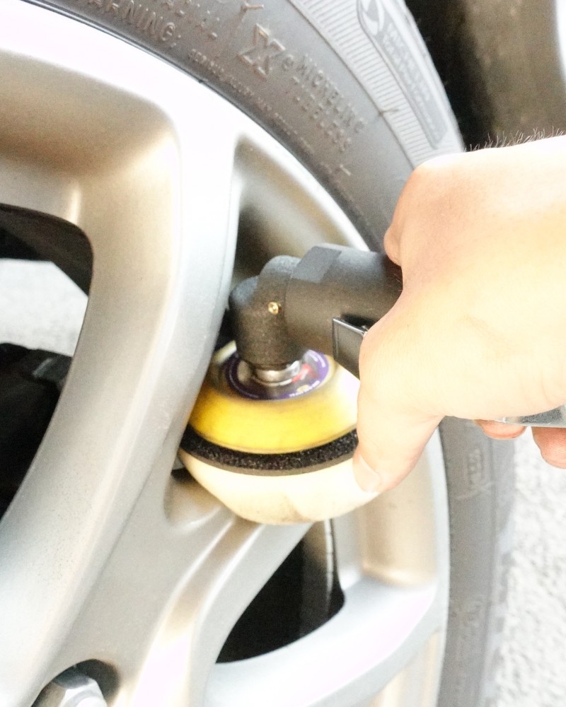 3"  Right Angle Gear Polisher And Buffer Set - Planetary Gear Set - 3000 Rpm