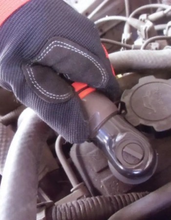 1/2" Straight Ratchet Wrench With Mini Housing, 420 rpm