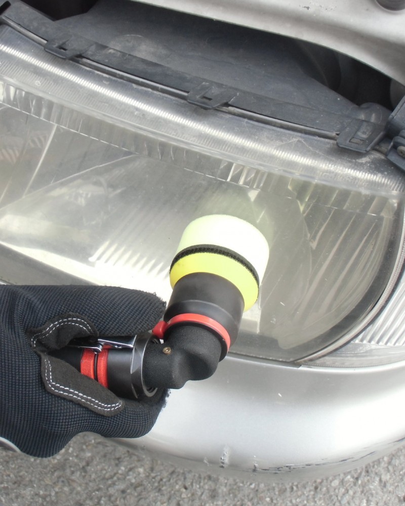 Low Profile Small Right Angle 2" Mini Orbital Palm Sander, 16500 rpm