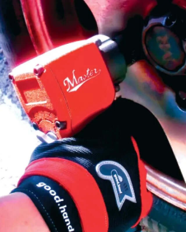 Master Palm 1/2â€ Turbo Torque Small High Air Impact Wrench with Mini Housing, 1200 Ft/lb