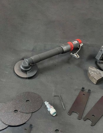 5-Inch Long Neck Cut-Off Tool with 3-Inch Cutting Wheel, 19,000 RPM, Extended Shank Air Saw