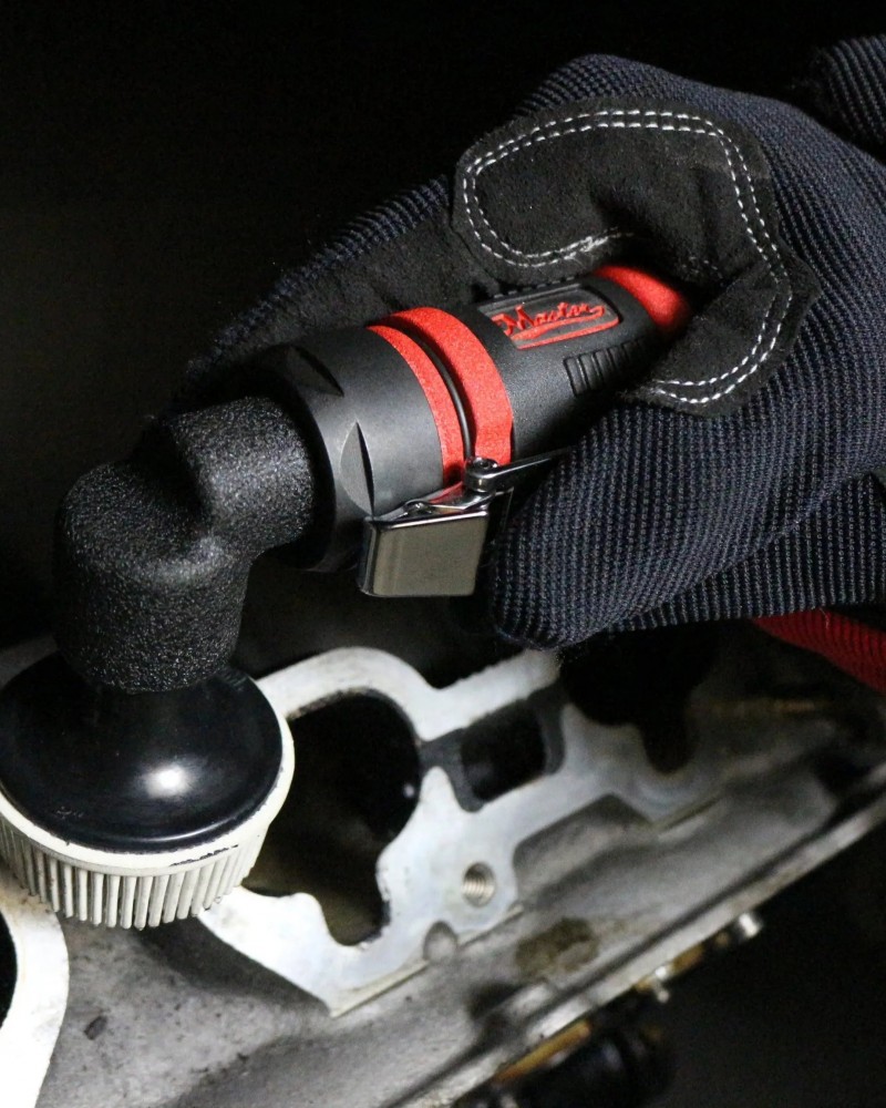 Low Profile Angle Palm Mini 2"  Right Angle Roloc Sander, 16500 Rpm