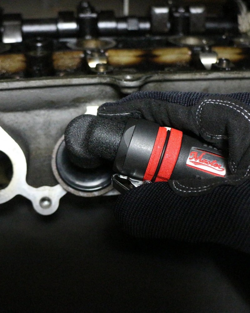 Low Profile Angle Palm Mini 2"  Right Angle Roloc Sander, 16500 Rpm