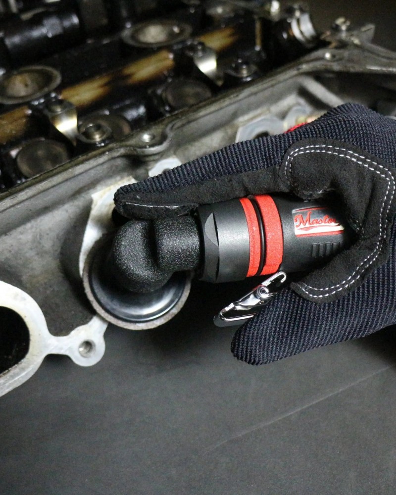 Low Profile Angle Palm Mini 2"  Right Angle Roloc Sander, 16500 Rpm