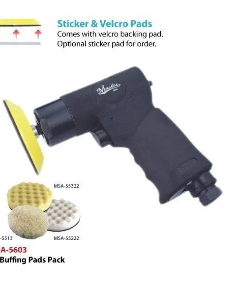 3 inch Non-reversible Orbital Polisher and Sander Set - 3500 Rpm