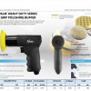 3 inch Non-reversible Orbital Polisher and Sander Set - 3500 Rpm