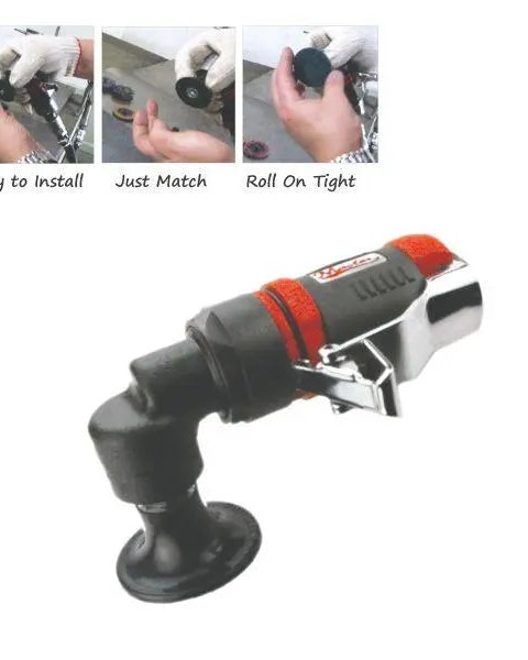 36 Pcs 2 Inch Small Right Angle Roloc Sander Set - Air Sander Kit Set