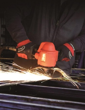 New 9" Wheel Diameter, 6,000 RPM, Pneumatic Angle & Disc Grinder, 5/8-11 Spindle, 20.5 cfm