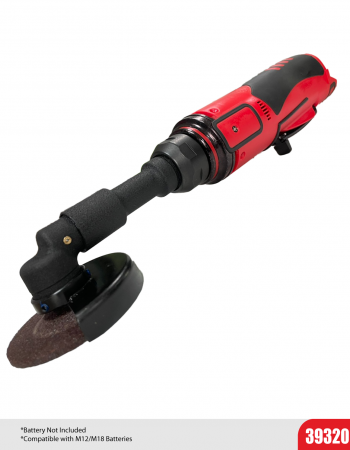3-Inch Extended Shaft Right Angle Cordless Power Grinder - 12V