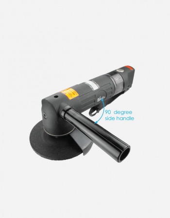 Master Palm 4.5-in Industrial Pneumatic Angle Grinder with side Handle, 1 Horsepower