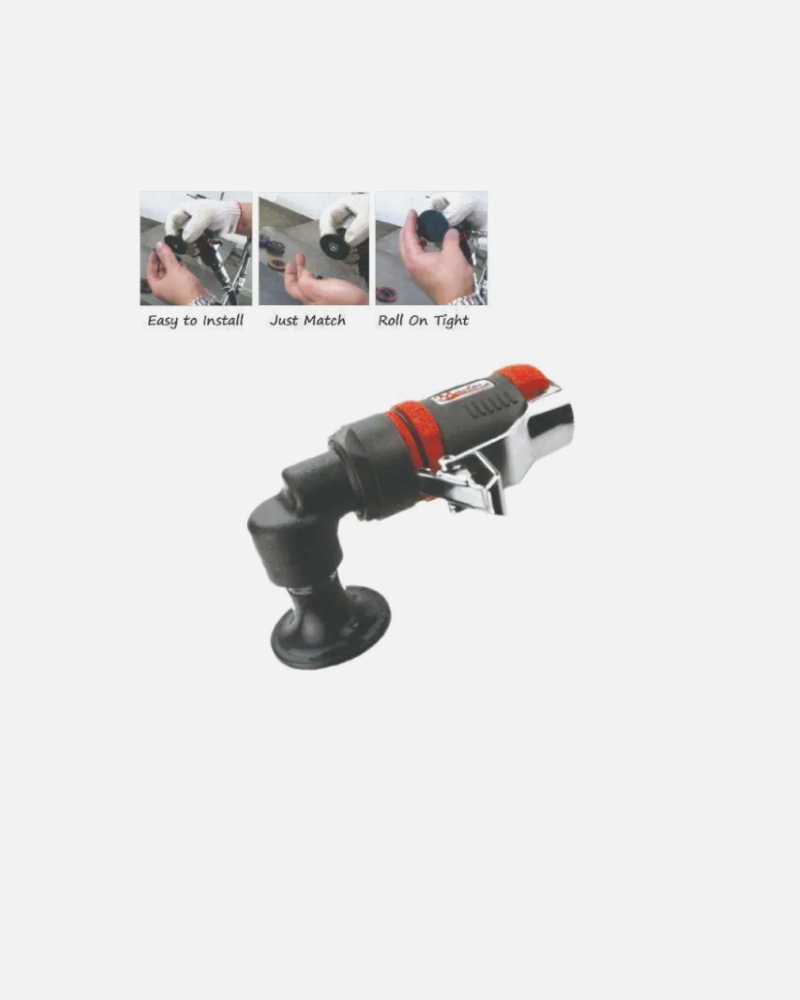 Low Profile Angle Palm Mini 2"  Right Angle Roloc Sander, 16500 Rpm