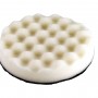 Hook and Loop White Waffle Foam Pad Buffer Sponge - Set of 3 Pieces - Air Polisher Accessory, 2 inch