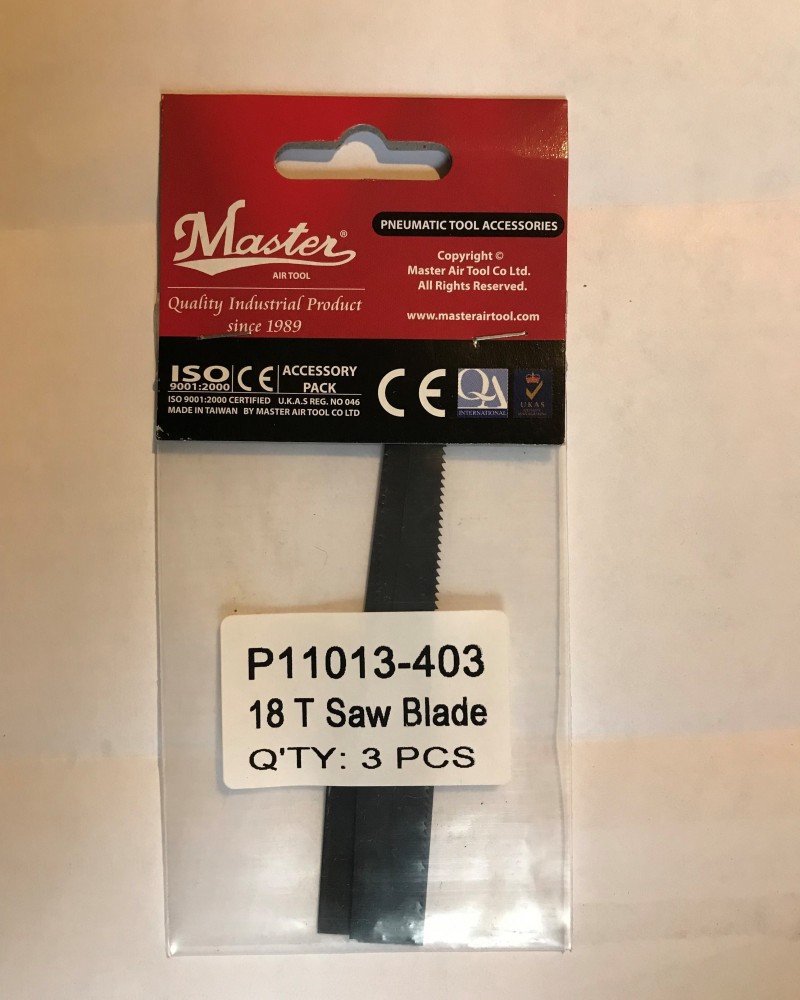 Pneumatic Reciprocating Saw Blade Set, 18T