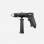 Heavy Duty 1/2"  Pistol Grip Jacobs Keyed Chuck Air Drill, 800 Rpm, Side Handle