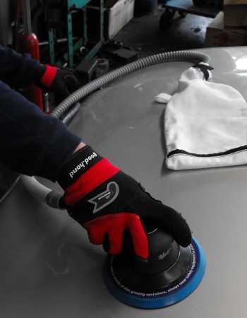 Heavy Duty 5"  Dual Action Palm Sander Self Vacuum With Dust Collect Sack , 1.2hp, 11000 Rpm