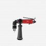 Industrial 1/2 inch reversible right angle air drill, 1700RPM, with a detachable side handle