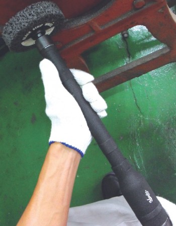 Industrial 12-in Extended Shaft Horizontal Straight Air Grinder, 1.2 Hp, 16500 Rpm