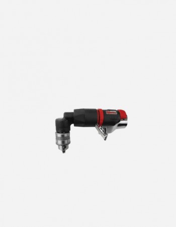 High Speed Mini 1/4" Right Angle Air Drill Non Reversible - Keyed Jacobs Chuck - 4500 rpm