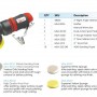 2 inch Right Angle Orbital Sander Set, MSA-K083