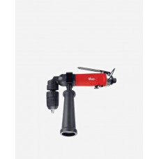  28500K Industrial 3/8 inch 90 Degree right Angle Pneumatic Air Drill Reversible with Quick Change Chuck and side Handle, 1700RPM