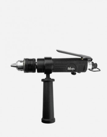 MPT 21460 - Reversible 3/8"  Straight Inline Air Drill With Side Handle, 1800 Rpm