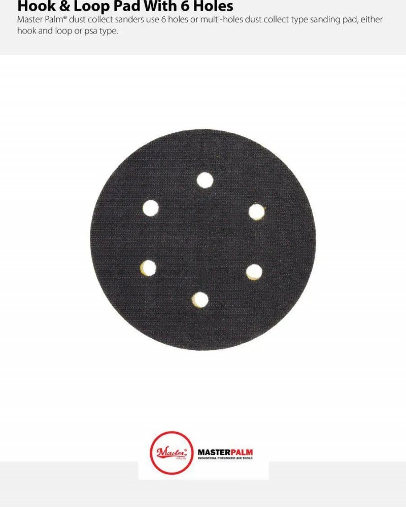 Industrial Heavy Duty 5" Dual Action Orbital Palm Sander With Central Vacuum Dust Collector, 11000 rpm, 1.2 HP, 0.2 Orbit Size