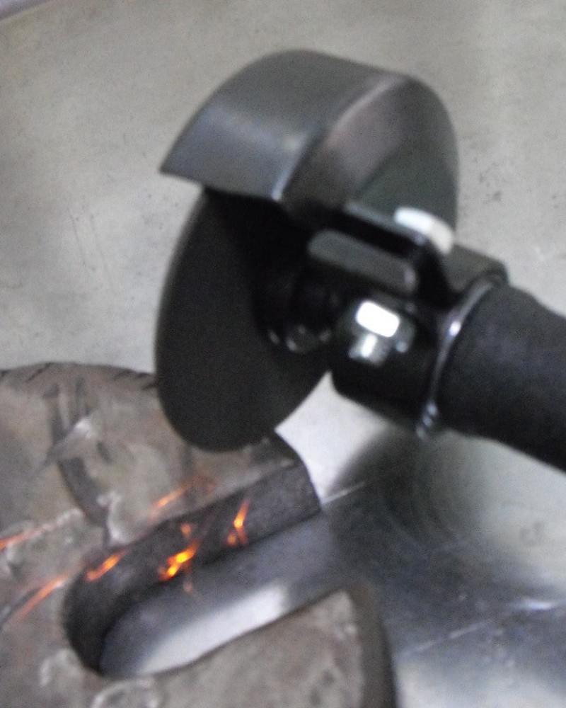 Master Palm 30530 Industrial 5-in Extended Shaft Horizontal Straight Air Grinder, 1.2 Hp, 16500 Rpm