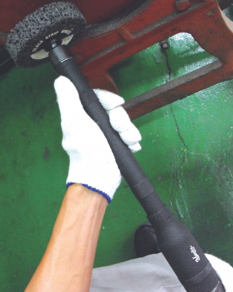 Master Palm 30530 Industrial 5-in Extended Shaft Horizontal Straight Air Grinder, 1.2 Hp, 16500 Rpm