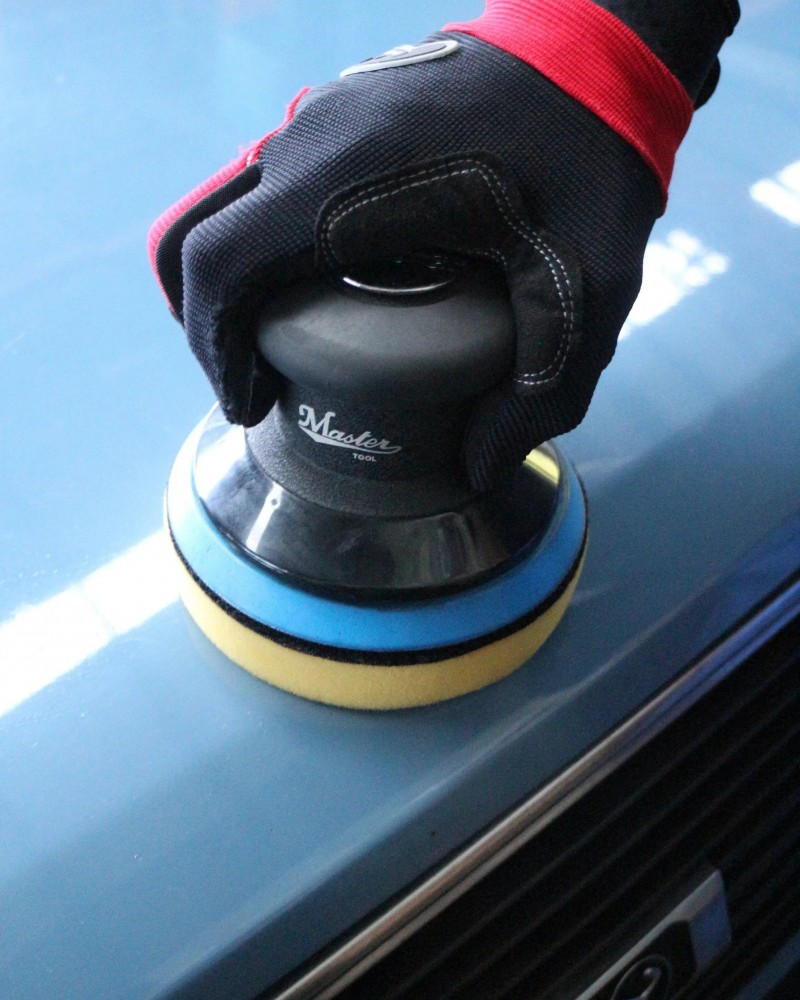 Industrial 5"  Heavy Duty Dual Action Orbital Palm Sander, 11000 Rpm, 1.2 HP, 0.2" Orbit Size