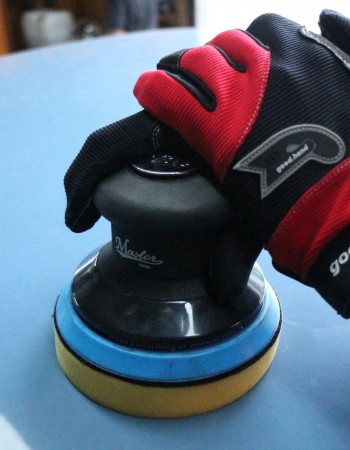 Industrial 5"  Heavy Duty Dual Action Orbital Palm Sander, 11000 Rpm, 1.2 HP, 0.2" Orbit Size