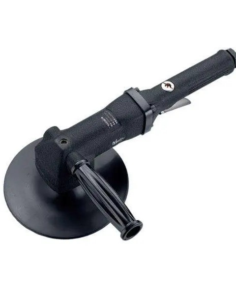 Industrial 7"  Vertical Angle Polisher With Side Handle, 4500 Rpm