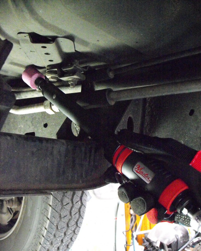 11" Long Neck Straight Inline 1/4" and 1/8" Air Die Grinder - 17000 Rpm - Industrial Air Die Grinder