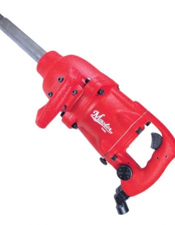 Master Palm pneumatic 1" drive long anvil air impact wrench with d-handle of 2600 ft/lb