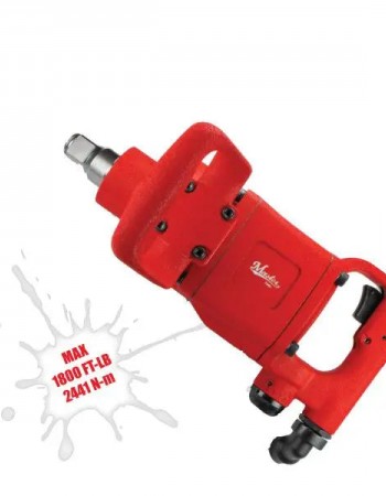 Master Palm pneumatic 1" drive short anvil air impact wrench with d-handle of 1800 ft/lb