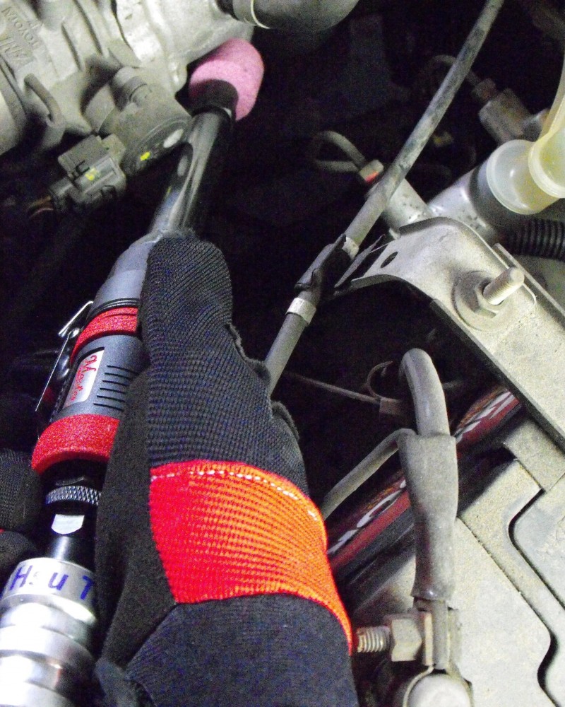 1/4"  And 1/8"  Collet Industrial Long Neck 5"  Extended Shank Straight Die Grinder, 30000 Rpm