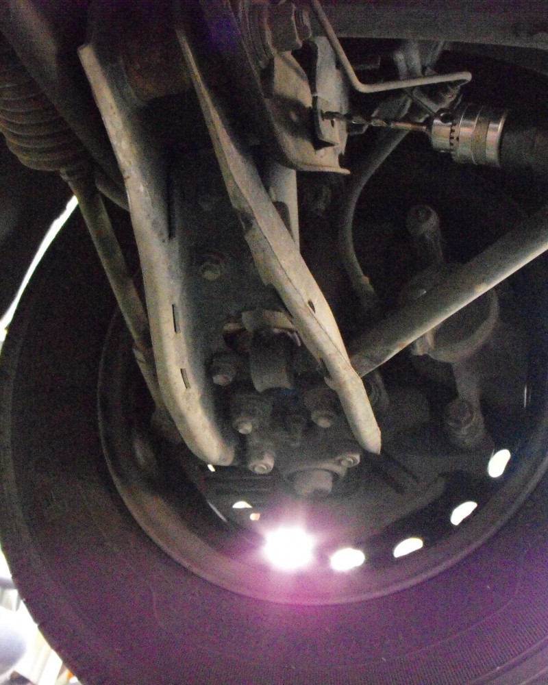 Industrial Palm Mini 1/4"  Straight Inline Air Drill, 2000 Rpm 