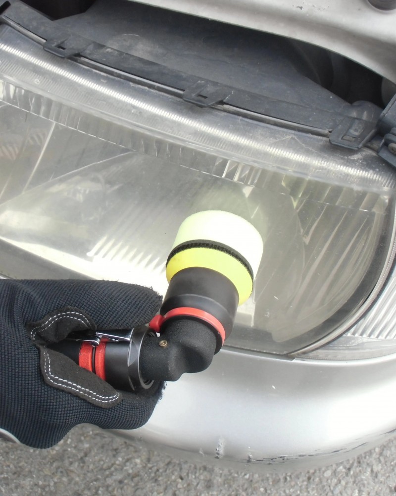 Low Profile Small Right Angle 2" Mini Orbital Palm Sander, 16500 rpm