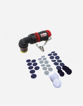 Low Profile Angle Palm Mini Right Angle Orbital Finger Sander Set