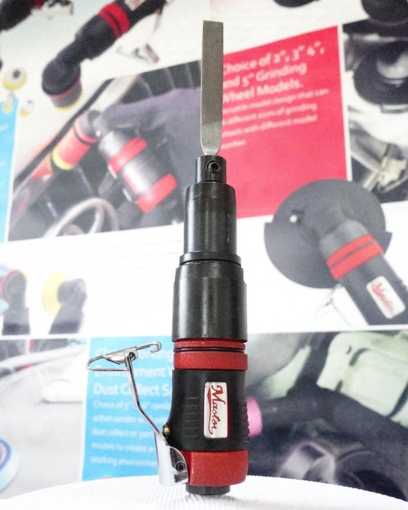 Reciprocating Air Saw and Chisel File Dual Function Tool Set, Low Vibration, 4500 Bpm