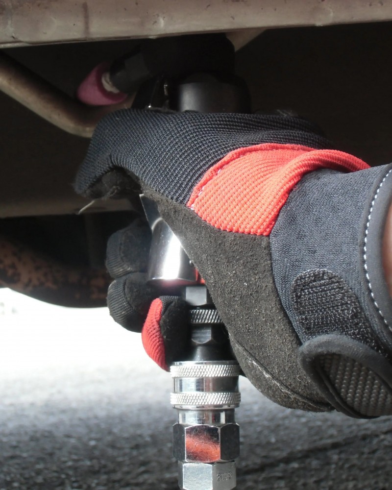 Small Right Angle Micro Stone Air Die Grinder - Optional 1/4-Inch Roloc Pad