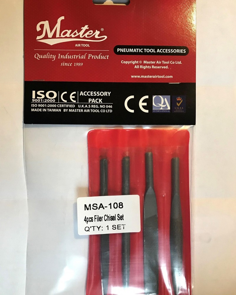 4pcs Filer Chisel Set
