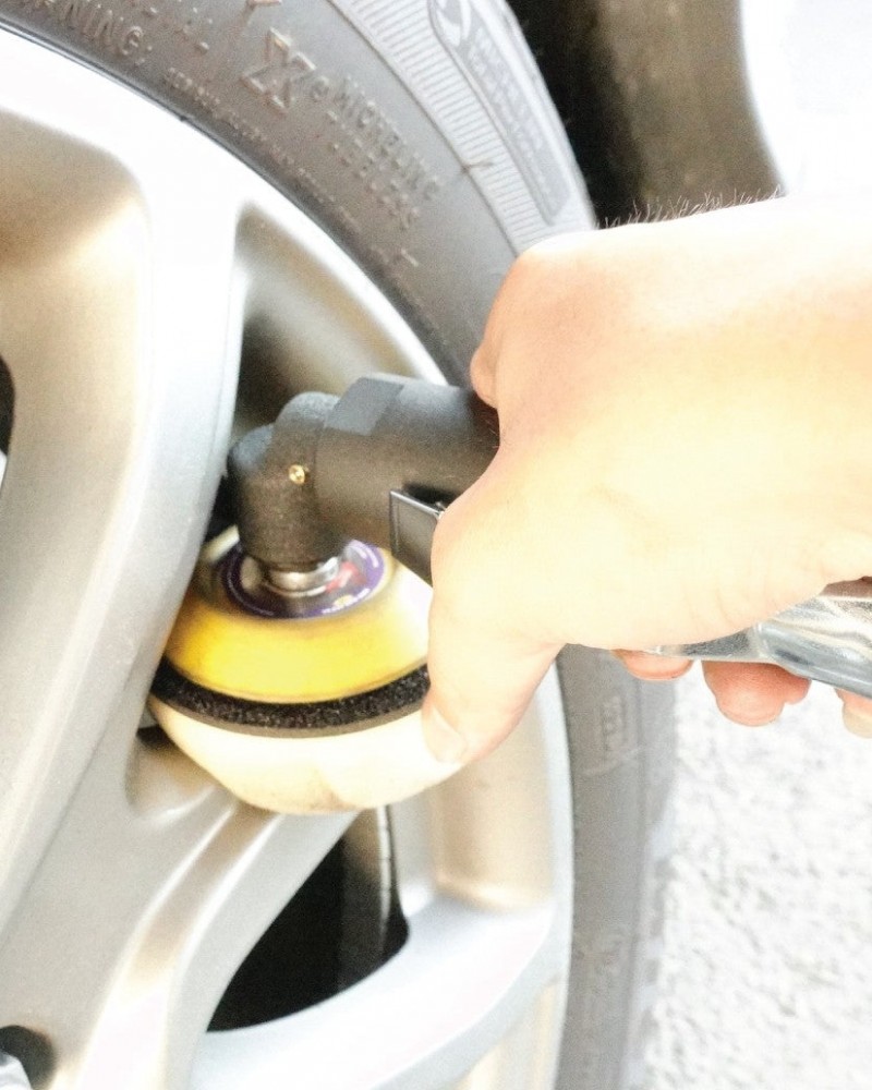 3"  Right Angle Gear Polisher And Buffer Set - Planetary Gear Set - 3000 Rpm