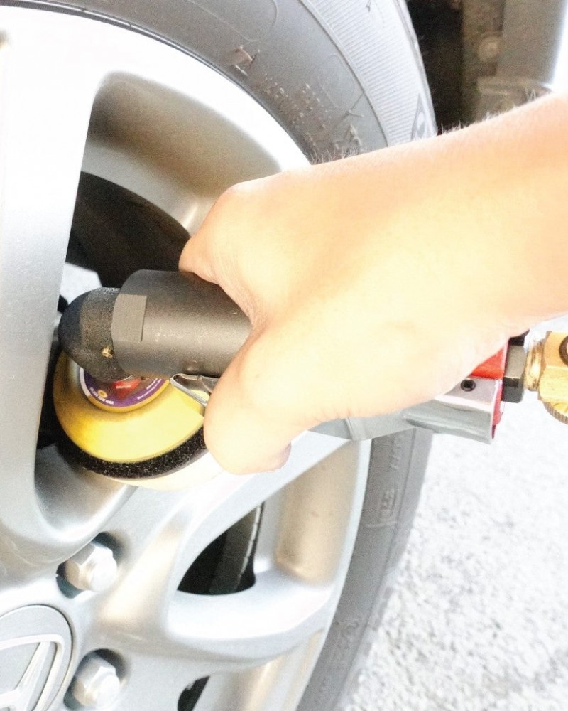 3"  Right Angle Gear Polisher And Buffer Set - Planetary Gear Set - 3000 Rpm