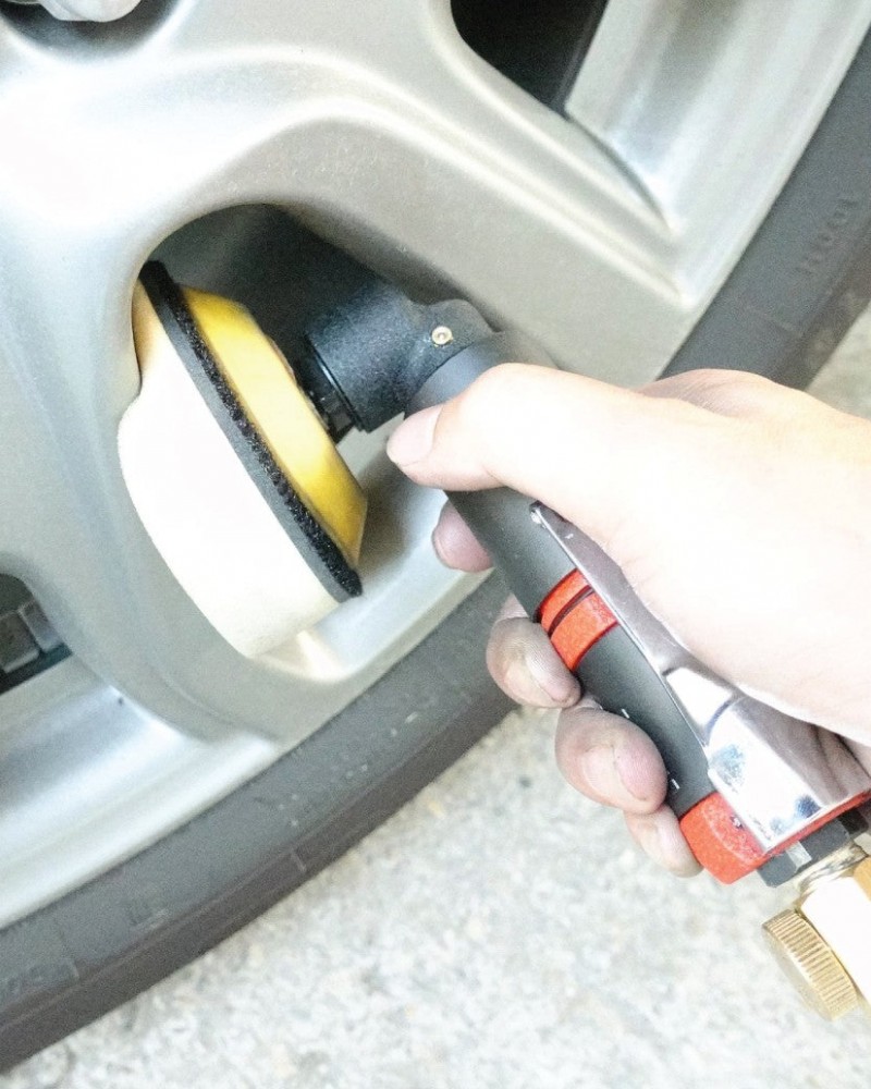 3"  Right Angle Gear Polisher And Buffer Set - Planetary Gear Set - 3000 Rpm