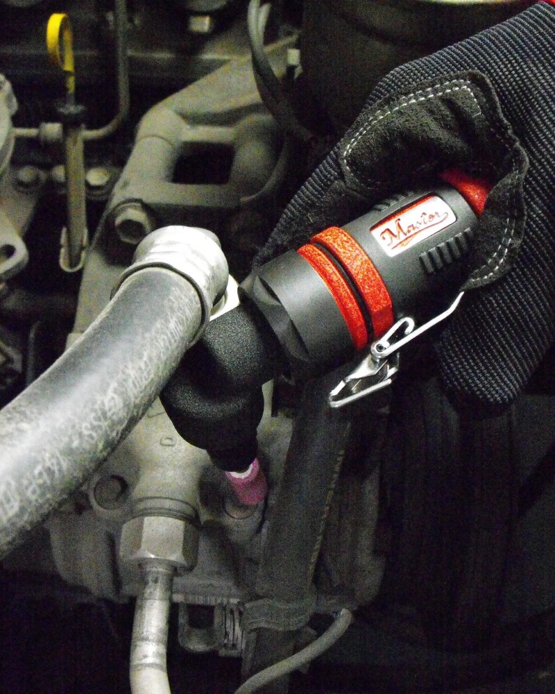 1/4"  and 1/8" Mini Right Angle Die Grinder, Low Profile Angle,  19000 Rpm