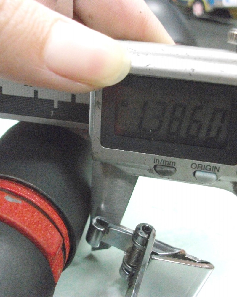 Industrial Palm Mini 1/4"  Straight Inline Air Drill, 2000 Rpm 