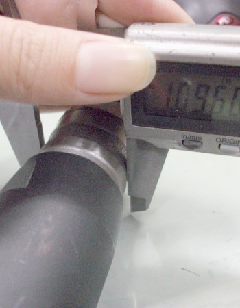 Industrial Palm Mini 1/4"  Straight Inline Air Drill, 2000 Rpm 